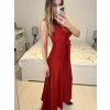 Šaty dlouhé třpytivé společenské na ramínka dámské (S/M/L ONE SIZE) ITALSKÁ MÓDA IMC23501/DUR