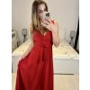 Šaty dlouhé třpytivé společenské na ramínka dámské (S/M/L ONE SIZE) ITALSKÁ MÓDA IMC23501/DUR