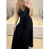 Šaty dlouhé třpytivé společenské na ramínka dámské (S/M/L ONE SIZE) ITALSKÁ MÓDA IMC23501/DUR