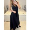 Šaty dlouhé třpytivé společenské na ramínka dámské (S/M/L ONE SIZE) ITALSKÁ MÓDA IMC23501/DUR