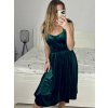 Šaty elegantní na ramínka dámské (S/M ONE SIZE) ITALSKÁ MÓDA IMWGB234466/DU (Velikost S/M/L, Barva vínová)