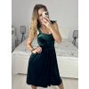 Šaty elegantní na ramínka dámské (S/M ONE SIZE) ITALSKÁ MÓDA IMWGB234466/DU (Velikost S/M/L, Barva vínová)