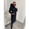 Kabát parka zimní s kožíškem dámský (XS-L) MFFASHION IMMF23FM2203-A/DU