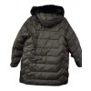Bunda zimní s kapucí dámská nadrozměr (3XL-7XL) POLSKÁ MODA BLI2381296/DU (Velikost 3XL, Barva Černá)