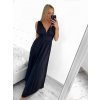 Šaty společenské dlouhé bez rukávu dámské (S/M ONE SIZE) ITALSKÁ MÓDA IMS24FIONA/DUR