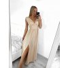 Šaty společenské dlouhé bez rukávu dámské (S/M ONE SIZE) ITALSKÁ MÓDA IMS24FIONA/DUR