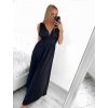 Šaty společenské dlouhé bez rukávu dámské (S/M ONE SIZE) ITALSKÁ MÓDA IMS24FIONA/DUR