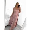 Šaty společenské dlouhé bez rukávu dámské (S/M ONE SIZE) ITALSKÁ MÓDA IMS24FIONA/DUR