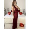 Šaty společenské dlouhé bez rukávu dámské (S/M ONE SIZE) ITALSKÁ MÓDA IMS24FIONA/DUR