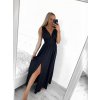 Šaty společenské dlouhé bez rukávu dámské (S/M ONE SIZE) ITALSKÁ MÓDA IMS24FIONA/DUR