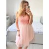 Šaty společenské na ramínka dámské (S/M ONE SIZE) ITALSKá MóDA IMHMS23115/DU (Velikost S/M/L, Barva růžová starorůžová)