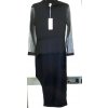 Šaty úpletové dlouhý rukáv dámské (S/M ONE SIZE) ITALSKÁ MÓDA IMPGM2417683/DUR