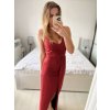 Šaty společenské třpytivé na ramínka dámské (S/M ONE SIZE) ITALSKÁ MÓDA IMPSH246567/DUR (Velikost S/M/L, Barva Černá)