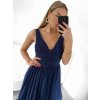 Šaty dlouhé společenské na ramínka dámské (S/M ONE SIZE) ITALSKÁ MÓDA IMPSH2380566/DU