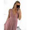Šaty dlouhé společenské na ramínka dámské (S/M ONE SIZE) ITALSKÁ MÓDA IMPSH2380566/DU