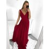 Šaty dlouhé společenské na ramínka dámské (S/M ONE SIZE) ITALSKÁ MÓDA IMPSH2380566/DU