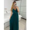 Šaty dlouhé společenské na ramínka dámské (S/M ONE SIZE) ITALSKÁ MÓDA IMPSH2380566/DU