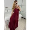 Šaty dlouhé společenské na ramínka dámské (S/M ONE SIZE) ITALSKÁ MÓDA IMPSH2380566/DU
