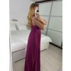 Šaty dlouhé společenské na ramínka dámské (S/M ONE SIZE) ITALSKÁ MÓDA IMPSH2380566/DU