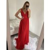 Šaty dlouhé společenské na ramínka dámské (S/M ONE SIZE) ITALSKÁ MÓDA IMPSH2380566/DU