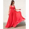 Šaty dlouhé společenské na ramínka dámské (S/M ONE SIZE) ITALSKÁ MÓDA IMPSH2380566/DU