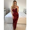 Šaty společenské carmen elegantní dámské (S/M ONE SIZE) ITALSKá MODA IMS235378/DU (Velikost S/M/L, Barva bílá)