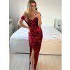 Šaty společenské carmen elegantní dámské (S/M ONE SIZE) ITALSKá MODA IMS235378/DU (Velikost S/M/L, Barva bílá)