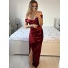 Šaty společenské carmen elegantní dámské (S/M ONE SIZE) ITALSKá MODA IMS235378/DU (Velikost S/M/L, Barva bílá)