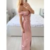 Šaty společenské carmen elegantní dámské (S/M ONE SIZE) ITALSKá MODA IMS235378/DU (Velikost S/M/L, Barva bílá)