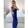 Šaty společenské carmen elegantní dámské (S/M ONE SIZE) ITALSKá MODA IMS235378/DU (Velikost S/M/L, Barva bílá)