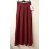 Sukně maxi dlouhá v pase na žabičkování dámská (S/M/L ONE SIZE) ITALSKÁ MÓDA IMHMS23088/DUR (Velikost M/L, Barva Černá)