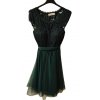 Šaty společenské krátké tylové krajkové dámské (S/M/L ONE SIZE) ITALSKá MóDA IMHMS23173/DUR (Velikost M/L, Barva bílá)
