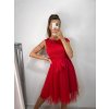 Šaty společenské krátké tylové krajkové dámské (S/M/L ONE SIZE) ITALSKá MóDA IMHMS23173/DUR