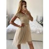 Šaty společenské krátké tylové krajkové dámské (S/M/L ONE SIZE) ITALSKá MóDA IMHMS23173/DUR
