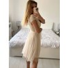 Šaty společenské krátké tylové krajkové dámské (S/M/L ONE SIZE) ITALSKá MóDA IMHMS23173/DUR