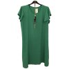 Šaty oversize krátký rukáv dámské nadrozměr (XL/2XL/3XL ONE SIZE) ITALSKÁ MÓDA IMBM23NEKLES/DU (Velikost L/XL, Barva Černá)