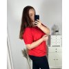 Tričko krátký rukáv dámské nadrozměr (2XL/3XL/4XL ONE SIZE) ITALSKÁ MÓDA IMC24RIMINI/DU (Velikost 2XL/3XL, Barva Černá)