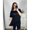 Tričko prodloužená krátký rukáv dámská nadrozměr (3XL/4XL /5XLONE SIZE) ITALSKÁ MÓDA IMC23055/DUR