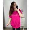 Tričko prodloužená krátký rukáv dámská nadrozměr (3XL/4XL /5XLONE SIZE) ITALSKÁ MÓDA IMC23055/DUR