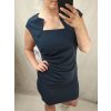 Šaty pouzdrové elegantní společenské dámské (2XL-4XL) ITALSKá MóDA IMM23CAROL-5/DU (Velikost 2XL, Barva hnědá světlá)