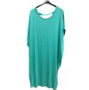 Šaty letní oversize krátký rukáv dámské nadrozměr (4XL/5XL ONE SIZE) ITALSKÁ MÓDA IMD22420/DR (Velikost 4XL/5XL, Barva Černá)