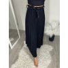 Sukně teplá dlouhá skládaná dámská (S/M/L ONE SIZE) ITALSKá MóDA IM323TARKA/DR (Velikost M/L, Barva Černá)