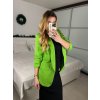 Sako elegantní dlouhý rukáv dámské nadrozměr (one size S/M) ITALSKÁ MÓDA IMWDD24008/DR (Velikost S/M/L, Barva Černá)