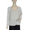 Svetr pletený dlouhý rukáv dámský (S/M ONE SIZE) ITALSKÁ MÓDA IMPSH231630/DR (Velikost S/M/L, Barva bílá)