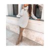 Šaty pletené teplé s rolákem dlouhý rukáv dámské (S/M ONE SIZE) ITALSKÁ MODA IMM23M5205/DR (Velikost S/M/L, Barva fialová)