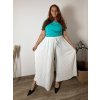 Tričko prodloužené oversize krátký rukáv dámská nadrozměr (2XL/3XL/4XL ONE SIZE) ITALSKÁ MÓDA IMC22PIERA/DUR