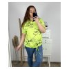 Tričko krátký rukáv dámská nadrozměr (4XL/5XL ONE SIZE) ITALSKÁ MÓDA IMC24005/DUR