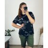 Tričko krátký rukáv dámská nadrozměr (4XL/5XL ONE SIZE) ITALSKÁ MÓDA IMC24005/DUR