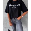Tričko krátký rukáv dámské (S/M/L ONE SIZE) ITALSKá MóDA IMD24007/DR (Velikost M/L, Barva bílá)