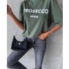 Tričko krátký rukáv dámské (S/M/L ONE SIZE) ITALSKá MóDA IMD24007/DR (Velikost M/L, Barva bílá)
